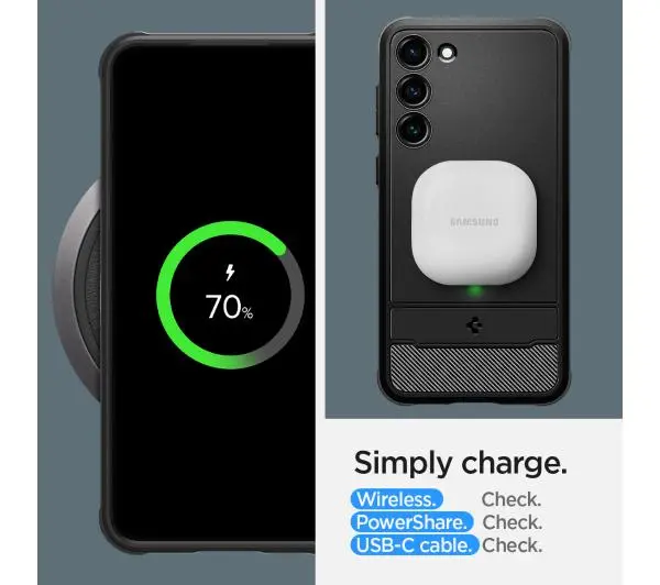 Spigen Rugged Armor do Galaxy S23 Czarny