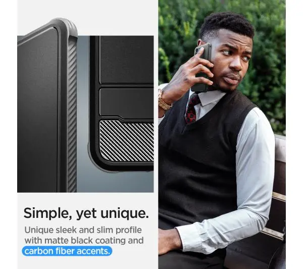 Spigen Rugged Armor do Galaxy S23 Czarny