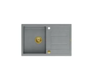 Quadron HB8203U5-G1 P2O Morgan 111 Granitowy Szary/Złoty - DRUGI -30%, ALBO 5-TY ZA 1ZŁ - Kup na Raty - RRSO 0%