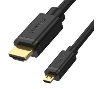 Kabel HDMI Unitek Y-C182 micro HDMI - HDMI 2.0 - 2m