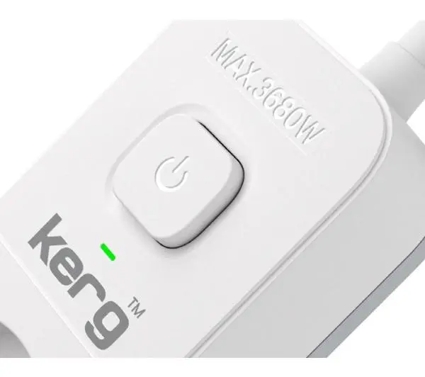 Kerg M02404 5 gniazd 5m Biały
