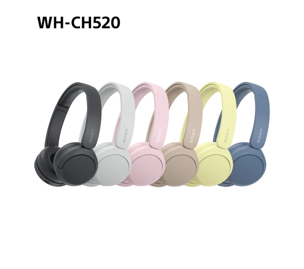 Sony WH-CH520 Nauszne Bluetooth 5.2 Niebieski - ⚡ BESTSELLERY ⚡
