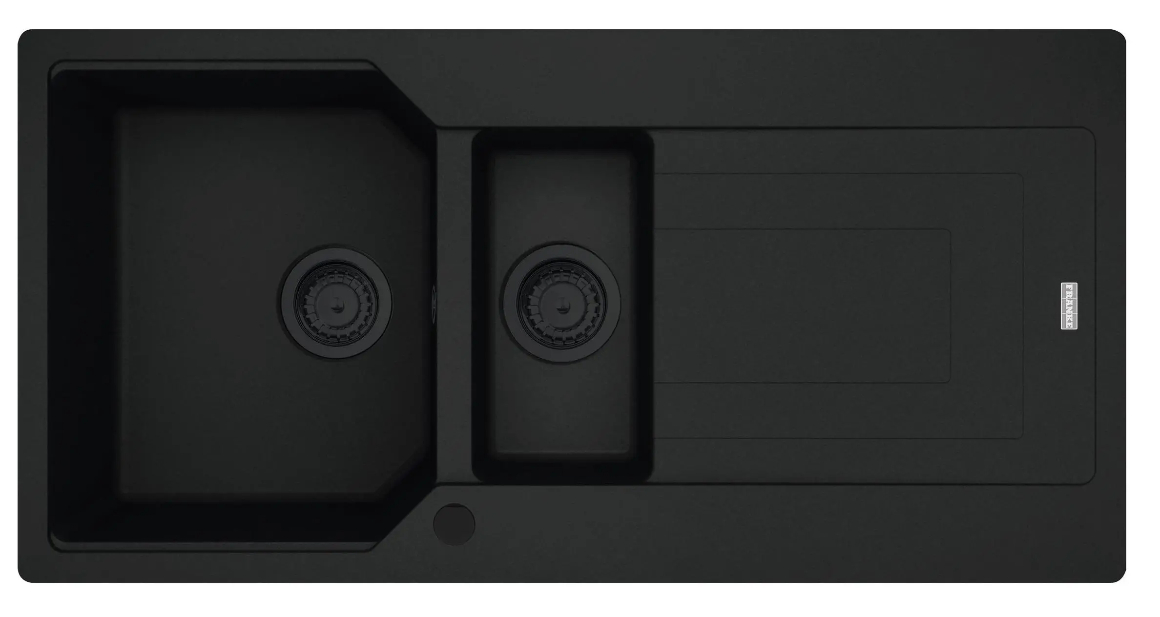 Zlewozmywak Franke Urban UBG 651-100 Granitowy Czarny mat