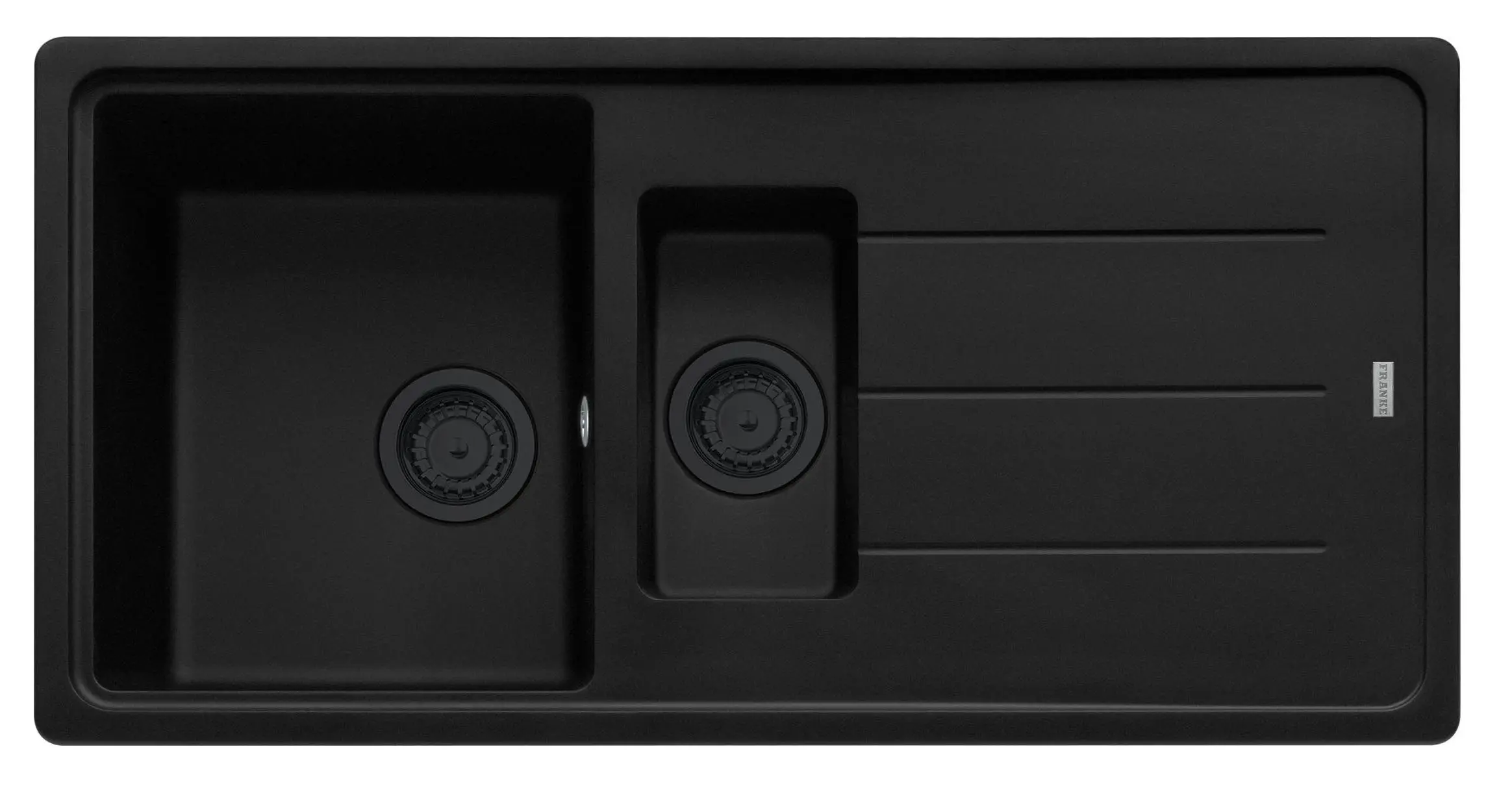 Zlewozmywak Franke Basis BFG 651-97 Granitowy Czarny mat