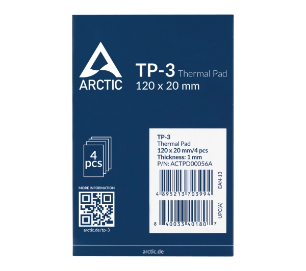 Arctic TP-3 120 x 20 x 1mm