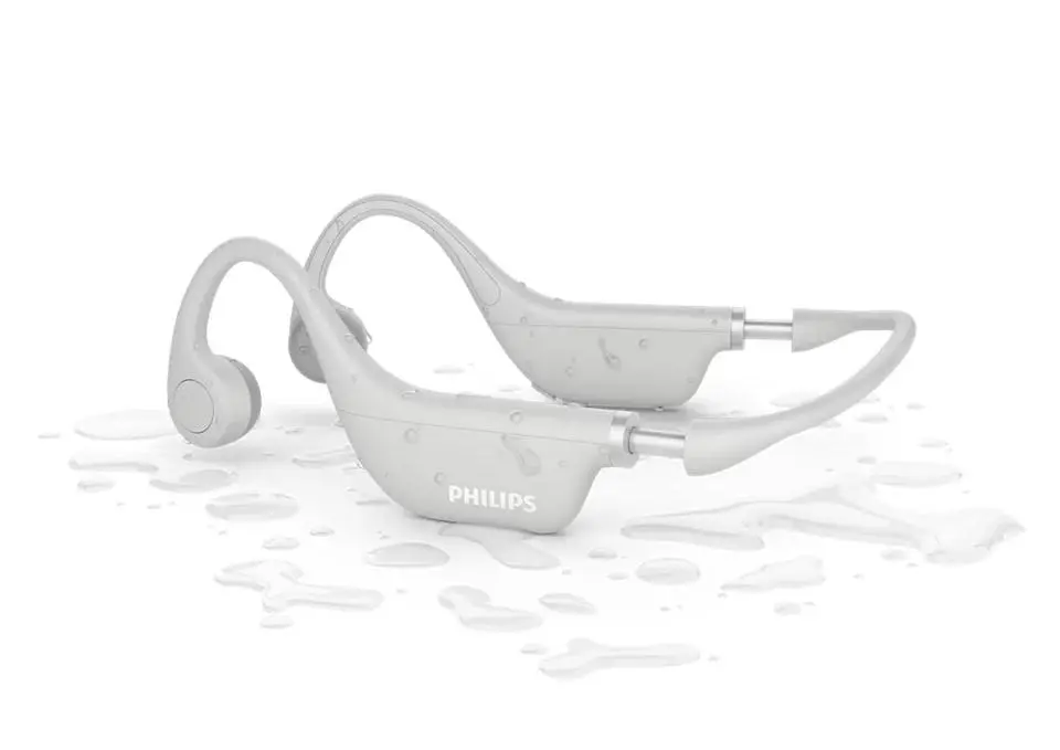 Słuchawki bezprzewodowe Philips TAK4607GY/00 Dla dzieci Przewodnictwo kostne Bluetooth 5.2 Szary