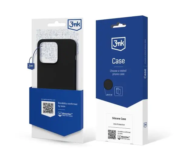 3mk Silicone Case do iPhone 14 Czarny - ⚡ EURO HIT CENOWY! ⚡