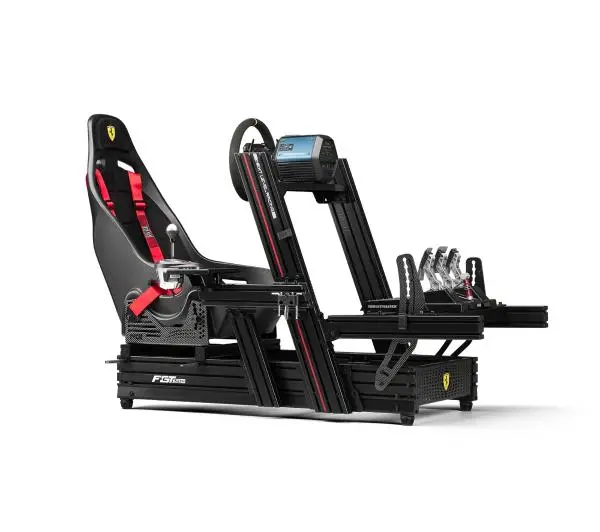 Next Level Racing NLR-E048  F-GT Elite 160 Scuderia Ferrari Edition Wyścigowy do 150kg Czarny - Kup na Raty - RRSO 0%