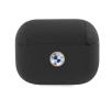 Etui na słuchawki BMW Geniune Leather Silver Logo BMAPSSLBK do AirPods Pro Czarny
