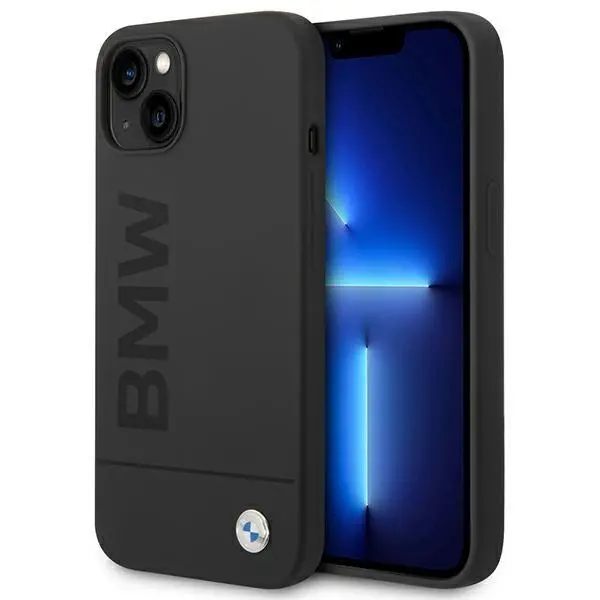 Etui BMW Silicone Signature Logo Magsafe BMHMP14MSLBLBK do iPhone 14 Plus