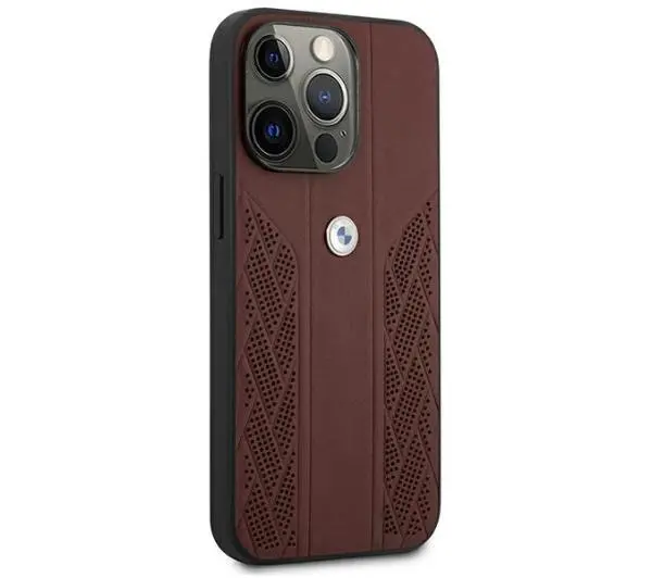 BMW Leather Curve Perforate BMHCP13XRSPPR do iPhone 13 Pro Max