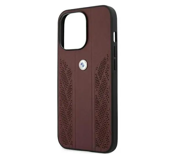 BMW Leather Curve Perforate BMHCP13XRSPPR do iPhone 13 Pro Max