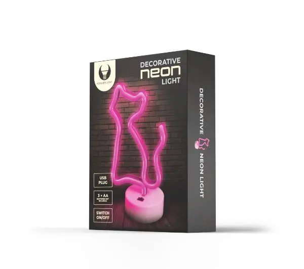 Forever na podstawce LED Kot USB FSNE02