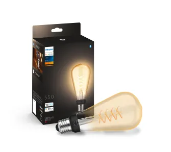Żarówka LED Philips Hue White Filament ST72 E27 Edison 1 szt.