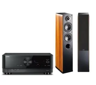 Yamaha MusicCast RX-V4A Czarny, Indiana Line Nota 550 X Orzech - Kup na Raty - RRSO 0%