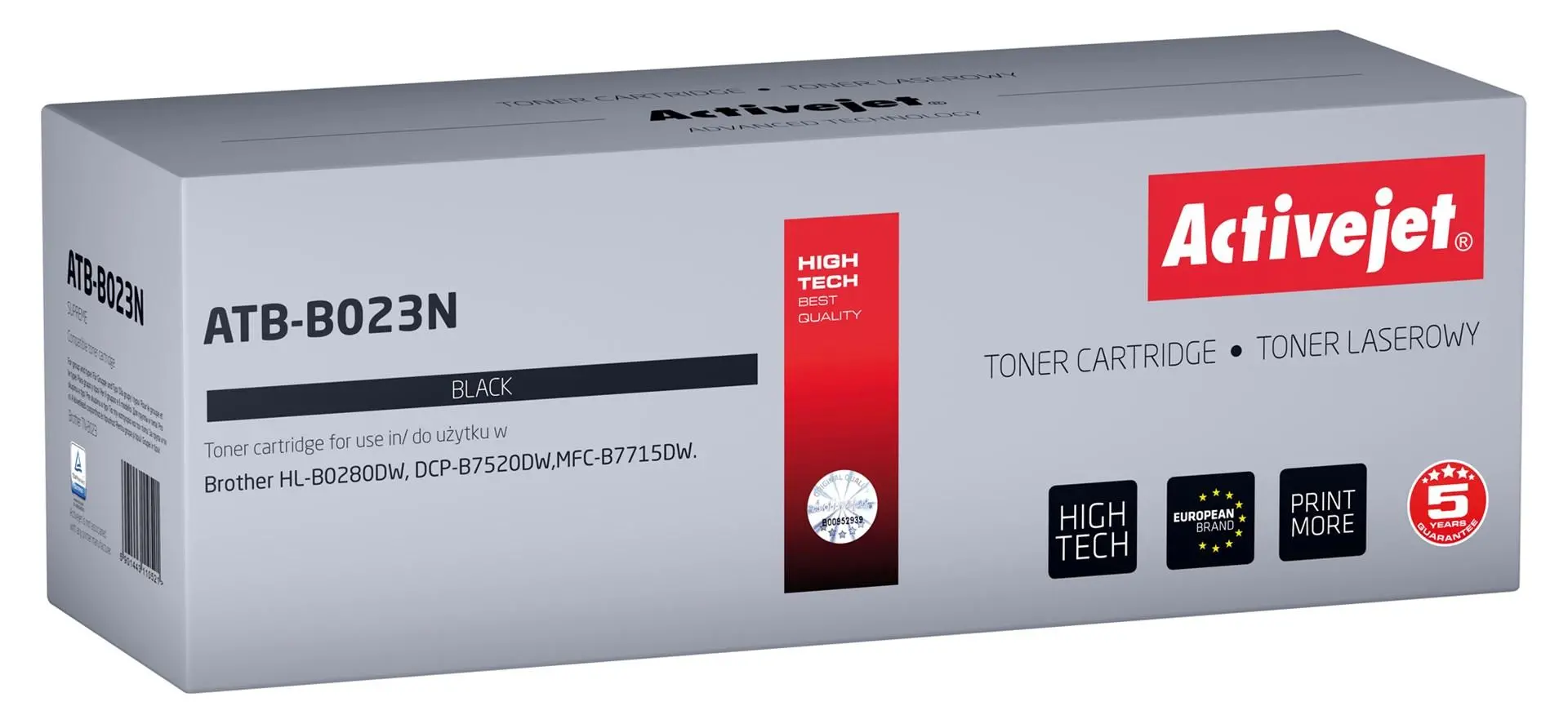 Toner ActiveJet ATB-B023N (zamiennik TN-B023) Czarny