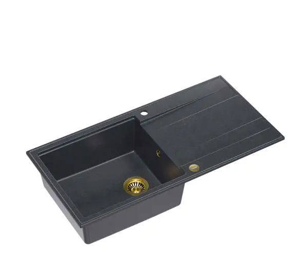 Quadron HCQE10050U8_PVDG1 P2O Evan 146 XL Granitowy Czarny metalik/Złoty - DRUGI -30%, ALBO 5-TY ZA 1ZŁ - Kup na Raty - RRSO 0%