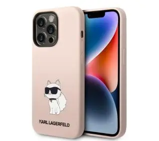 Karl Lagerfeld Silicone Choupette KLHCP14LSNCHBCP do iPhone 14 Pro