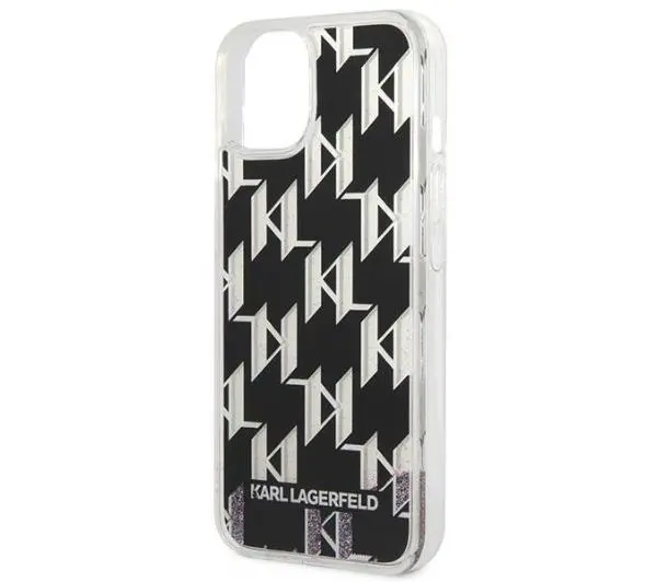Karl Lagerfeld Liquid Glitter Monogram KLHCP14MLMNMK do iPhone 14 Plus