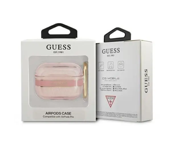 Guess Strap Collection do AirPods Pro Różowy