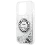 Etui Karl Lagerfeld Liquid Glitter RSG KLHCP14XLCRSGRS do iPhone 14 Pro Max Srebrny