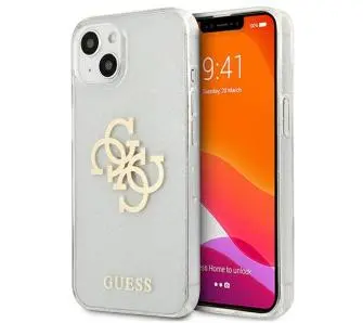 Etui Guess Glitter 4G Big Logo GUHCP13SPCUGL4GTR do iPhone 13 mini