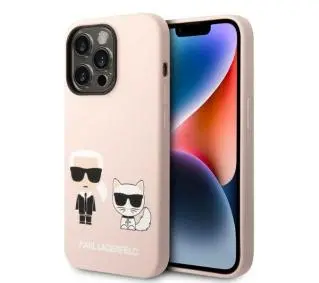 Karl Lagerfeld Silicone Karl & Choupette Magsafe KLHMP14LSSKCI do iPhone 14 Pro