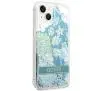 Etui Guess Flower Liquid Glitter GUHCP14LLFLSN do iPhone 14 Pro