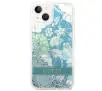 Etui Guess Flower Liquid Glitter GUHCP14LLFLSN do iPhone 14 Pro