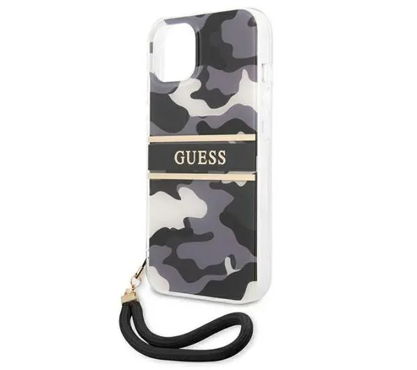 Guess Camo Strap Collection GUHCP13SKCABBK do iPhone 13 mini
