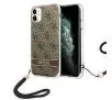 Etui Guess 4G Print Strap GUOHCN61H4STW do iPhone 11