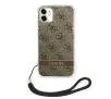 Etui Guess 4G Print Strap GUOHCN61H4STW do iPhone 11