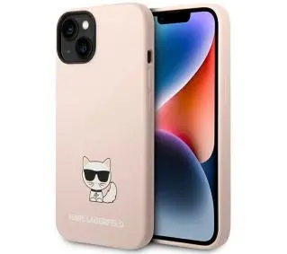 Karl Lagerfeld Silicone Choupette Body KLHCP14MSLCTPI do iPhone 14 Plus