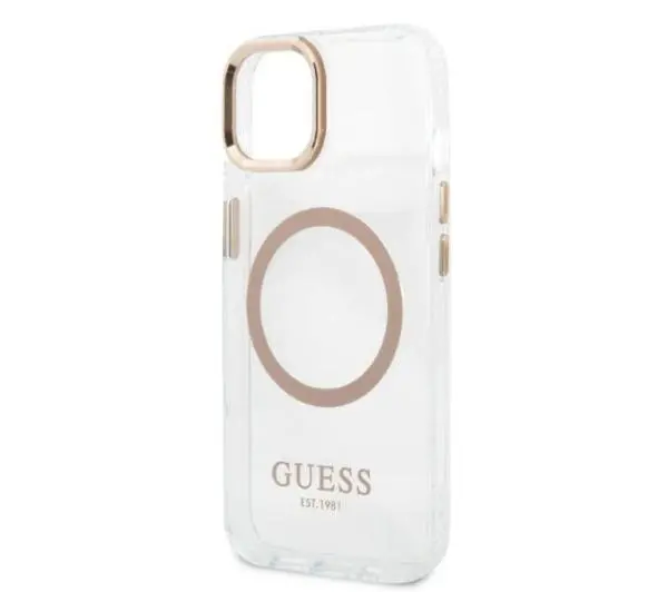 Guess Metal Outline Magsafe GUHMP13MHTRMD do iPhone 13