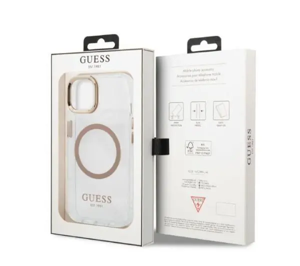 Guess Metal Outline Magsafe GUHMP13MHTRMD do iPhone 13