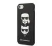 Etui Karl Lagerfeld Saffiano Karl&Choupette Head KLHCI8SAKICKCBK do iPhone 7/8/SE 2020/SE 2022