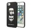 Etui Karl Lagerfeld Saffiano Karl&Choupette Head KLHCI8SAKICKCBK do iPhone 7/8/SE 2020/SE 2022