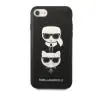 Etui Karl Lagerfeld Saffiano Karl&Choupette Head KLHCI8SAKICKCBK do iPhone 7/8/SE 2020/SE 2022