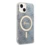 Zestaw Guess GUBPP14MH4EACSB  ładowarka indukcyjna + etui 4G Print MagSafe do iPhone 14 Plus