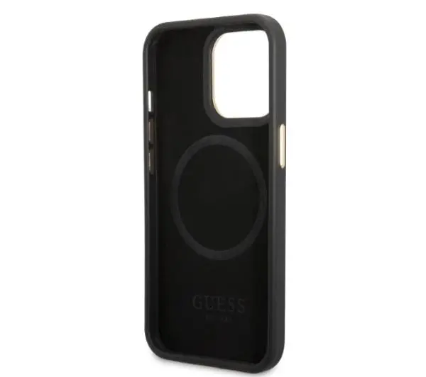 Guess Peony Logo Plate MagSafe GUHMP13LSAPSTK do iPhone 13 Pro / 13 - DRUGI -30%, ALBO 5-TY ZA 1ZŁ