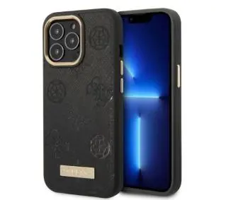 Guess Peony Logo Plate MagSafe GUHMP13LSAPSTK do iPhone 13 Pro / 13 - DRUGI -30%, ALBO 5-TY ZA 1ZŁ