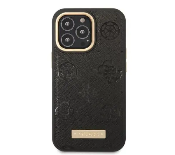 Guess Peony Logo Plate MagSafe GUHMP13LSAPSTK do iPhone 13 Pro / 13 - DRUGI -30%, ALBO 5-TY ZA 1ZŁ