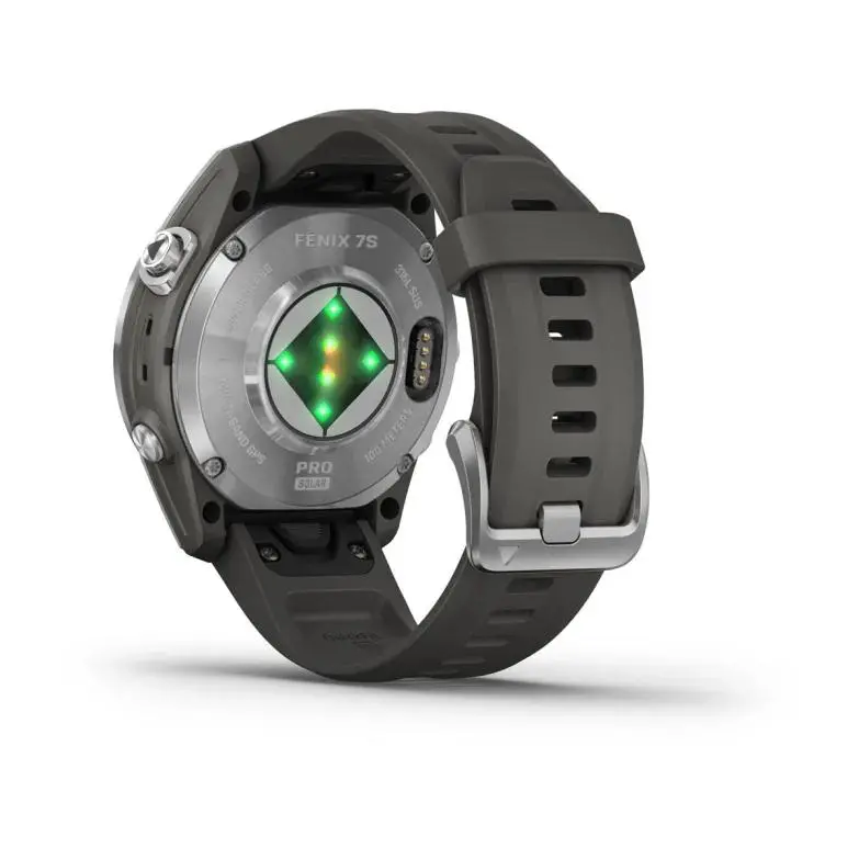 фото Смарт-годинник Garmin Fenix 7S Pro Solar Silver w. Graphite Band (010-02776-00/01)