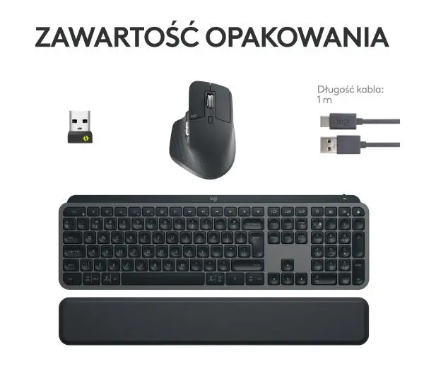 Logitech MX Keys S Combo  Grafitowy - Kup na Raty - RRSO 0%
