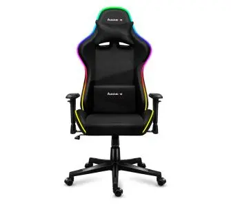 Fotel Huzaro Force 6.2 Mesh RGB LED Gamingowy do 130kg Tkanina Czarny