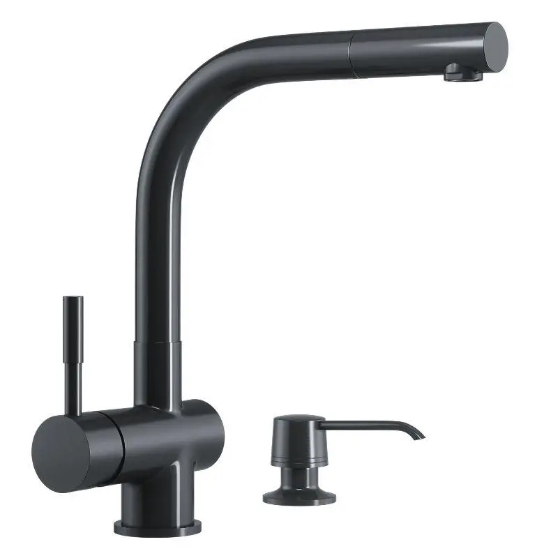 фото Дозатор для кухонної мийки Globalo Intio Antracite