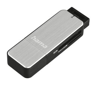 Czytnik kart Hama SD/microSD USB 3.0  Czarny