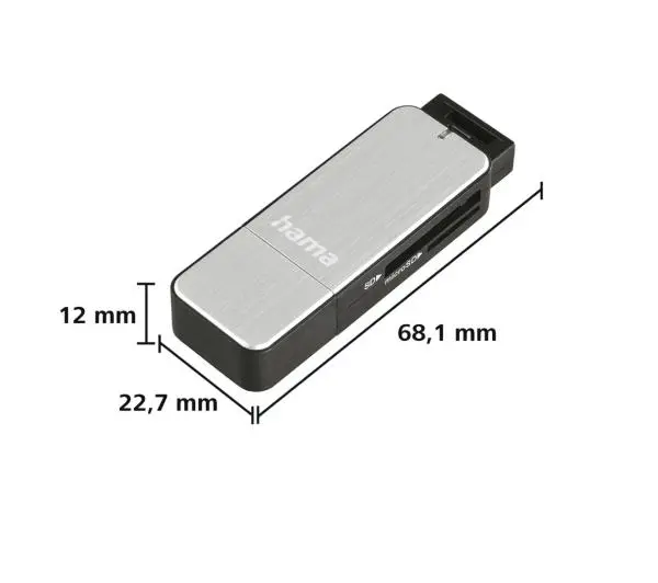 Hama SD/microSD USB 3.0  Czarny