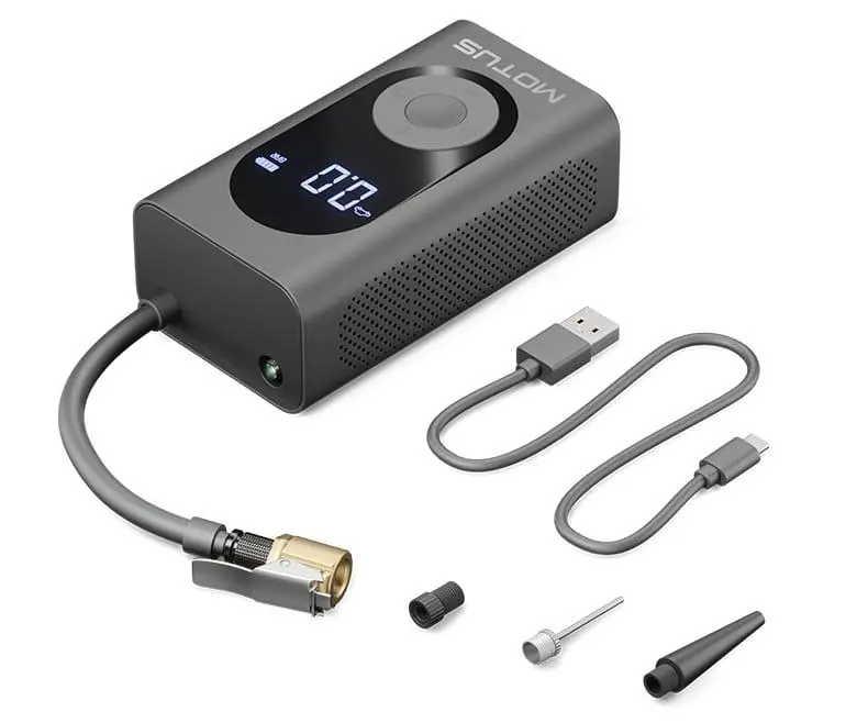 Kompresor pompka Motus FG01 150PSI 4000mAh Grafitowy