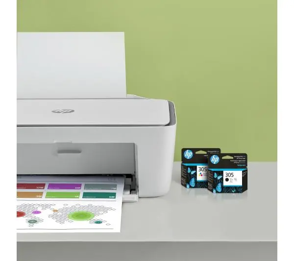 HP 6ZD17AE nr 305 Czarny + Kolor 4 ml